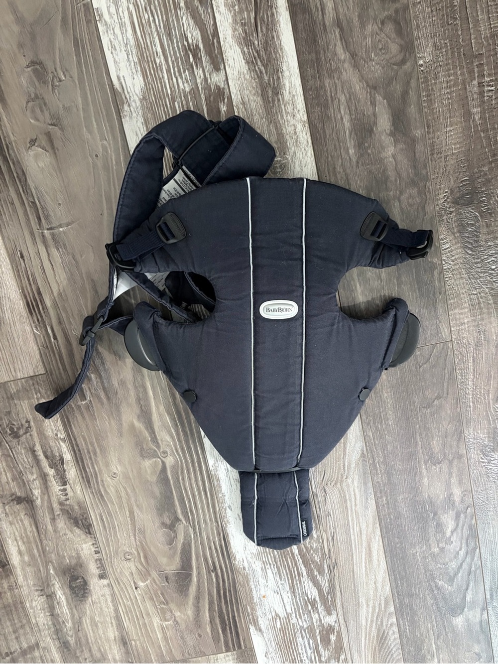 Black baby Bjorn soft carrier